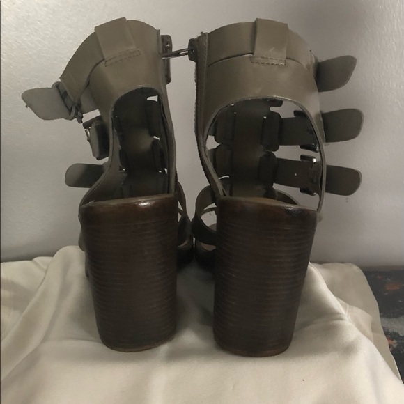 Rampage Jeana gray gladiator heel sandals - Picture 9 of 12